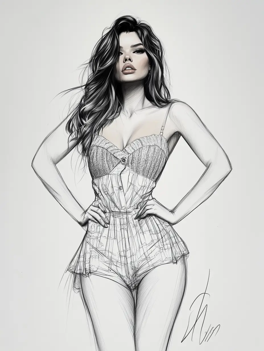 Illustration of a woman wearing an intricately detailed corset, representing a historical fashion trend.