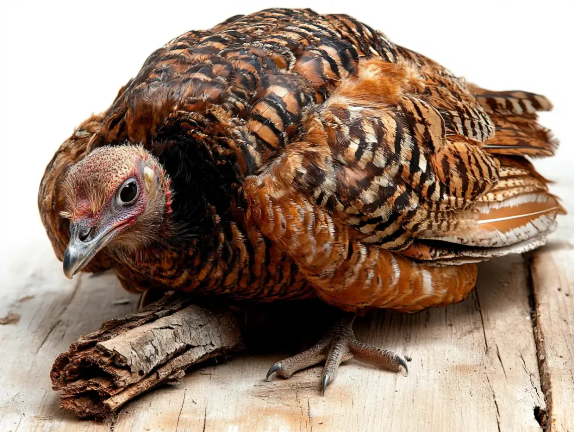 A calm bird perching gracefully on rustic wooden, demonstrating the simplicity and elegance of nature.