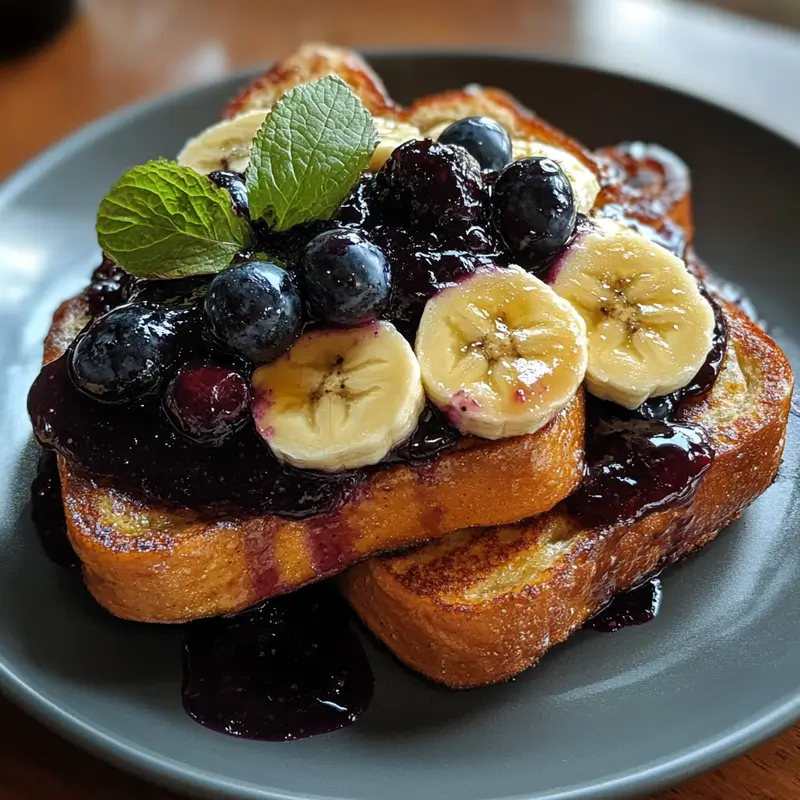 A plate of golden brown and crispy French toast.