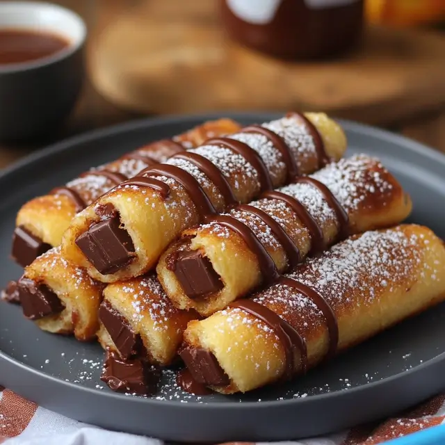 French toast rolls for breakfast.