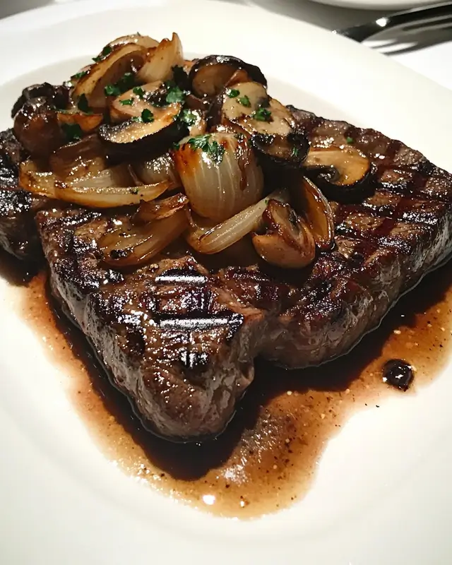 Ribeye steak, photo taken by Adil Salih with an iPhone 8.