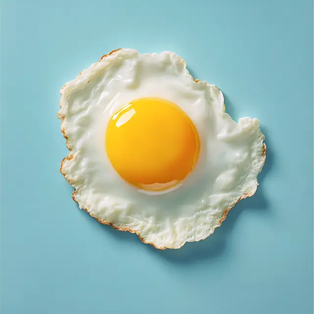 Sunny-side up egg.