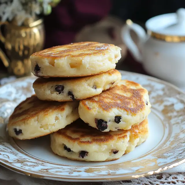 Traditional Welsh cakes.