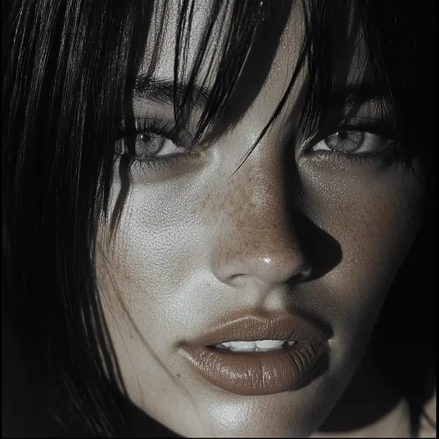 Unassuming tan woman with black bangs and bob haircut.