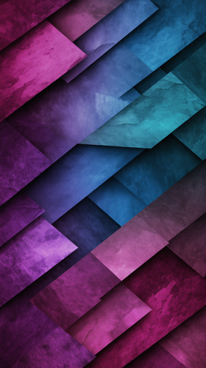 Abstract Phone Wallpaper in Red, Blue, and Violet Tones