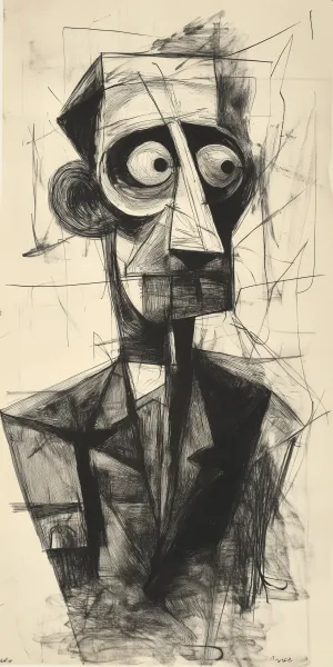 Cubist Expression in Black and White