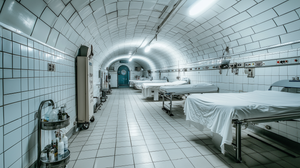 Hospital Chamber in Military Bomb Shelter