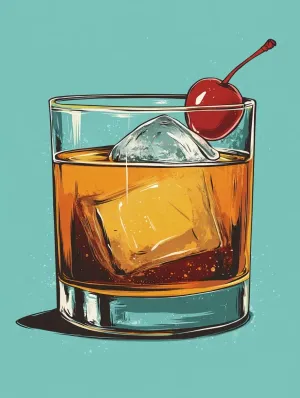 Whiskey with a Cherry Twist