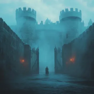 A Cinematic Glimpse into Imposing Gates