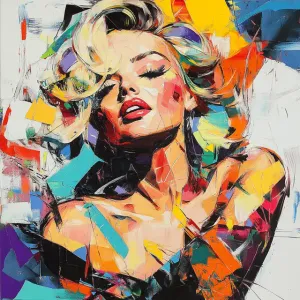 Abstract Portrait of Marilyn Monroe