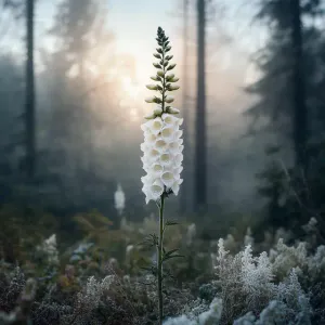 Majestic Single White Foxglove