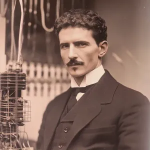 Nikola Tesla Portrait