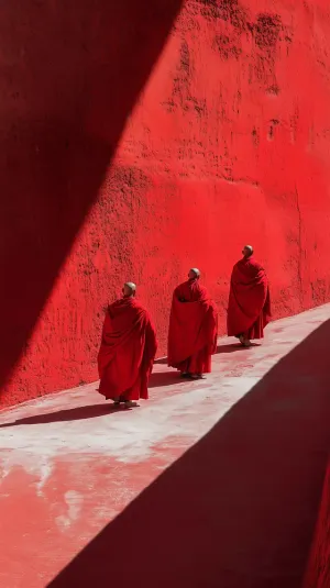 Procession of Monks