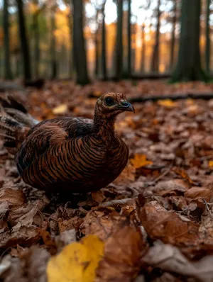 Serenity in Feathered Solitude