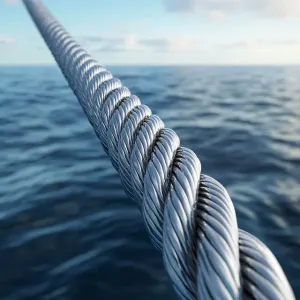 Steel Cable from a Ship