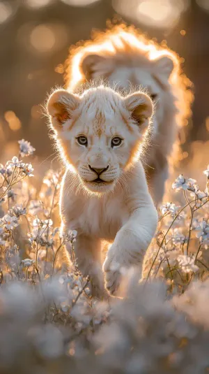 White Lion Cub